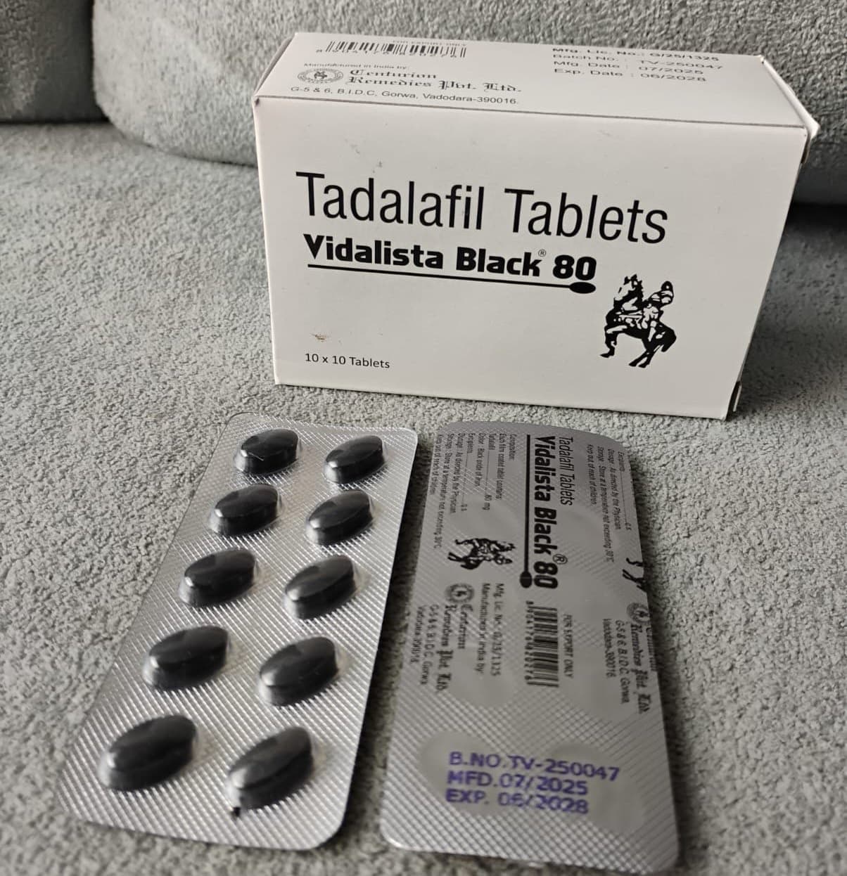 Vidalista 80mg Black